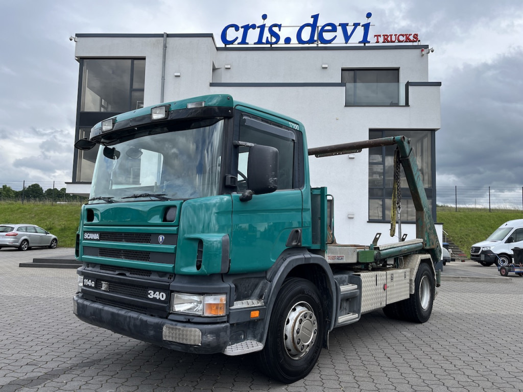 Scania P114 340 4x2 Trösch Absetzkipper Retarder AHK - Скіповий навантажувач вантажівка: фото 1 Scania P114 340 4x2 Trösch Absetzkipper Retarder AHK - Скіповий навантажувач вантажівка: фото 1