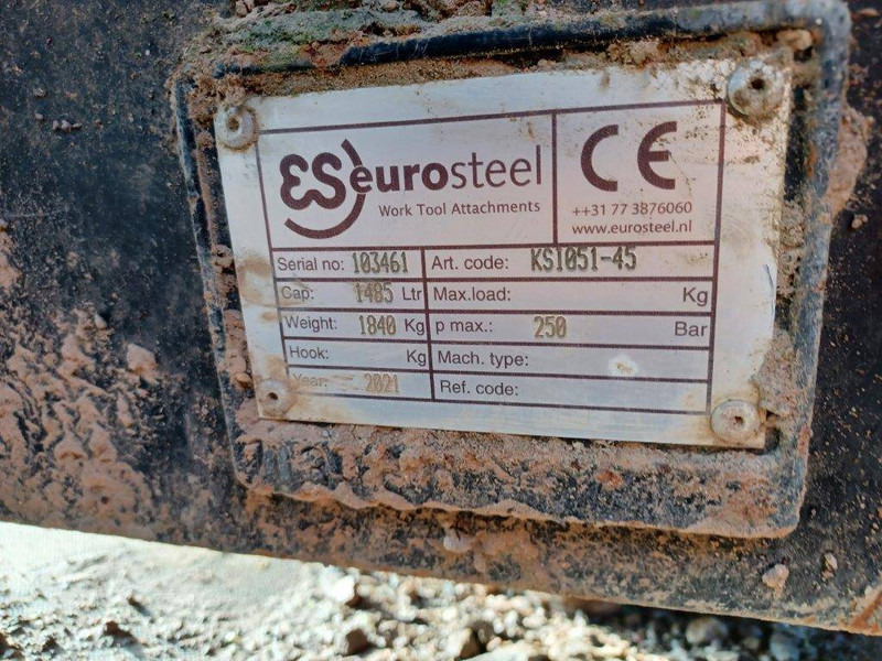 Eurosteel Inclining bucket - Ківш в категорії Будівельна техніка: фото 3 Eurosteel Inclining bucket - Ківш в категорії Будівельна техніка: фото 3