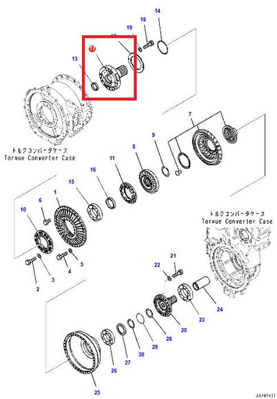 Komatsu WA800-8 SHAFT 42C-13-22520 - Коробка передач в категорії Будівельна техніка: фото 2 Komatsu WA800-8 SHAFT 42C-13-22520 - Коробка передач в категорії Будівельна техніка: фото 2