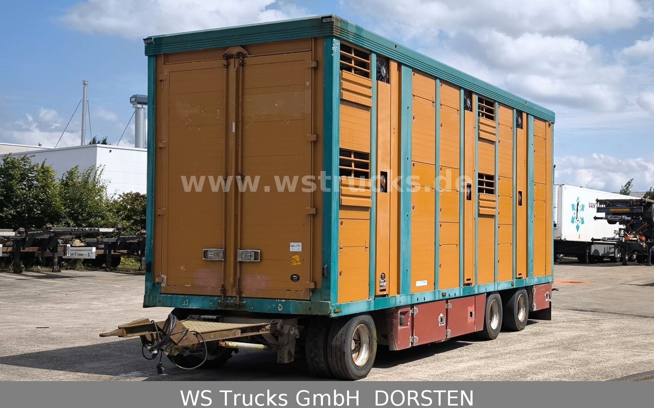 Menke-Janzen Menke 2 Stock Vollalu 8 m Hubdach Viehanhänger - Для перевезення худоби причіп: фото 2 Menke-Janzen Menke 2 Stock Vollalu 8 m Hubdach Viehanhänger - Для перевезення худоби причіп: фото 2