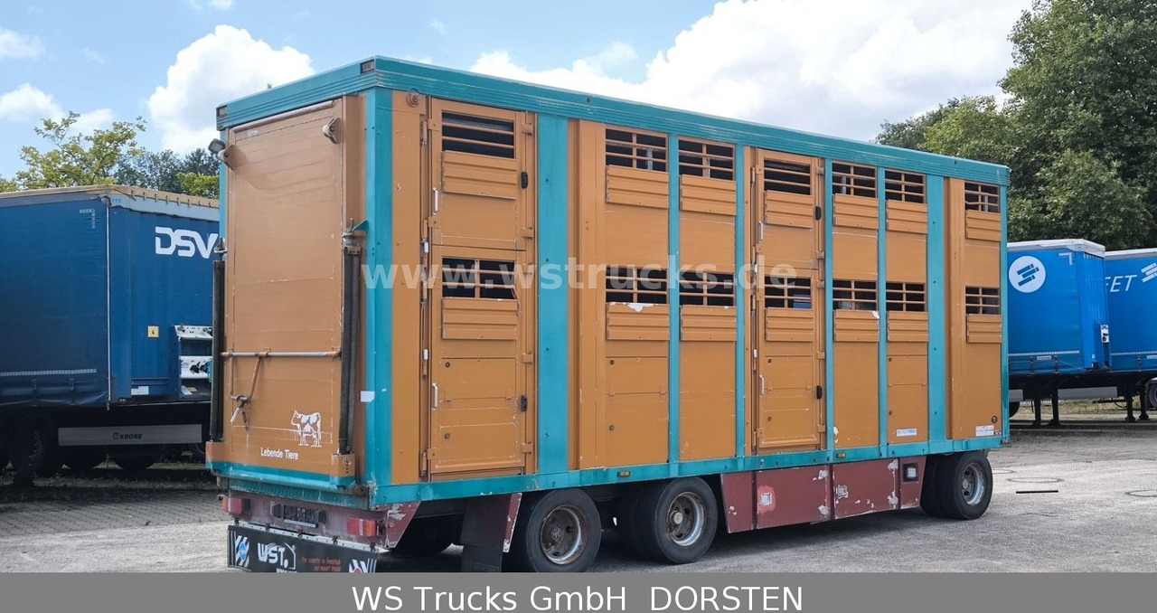 Menke-Janzen Menke 2 Stock Vollalu 8 m Hubdach Viehanhänger - Для перевезення худоби причіп: фото 5 Menke-Janzen Menke 2 Stock Vollalu 8 m Hubdach Viehanhänger - Для перевезення худоби причіп: фото 5