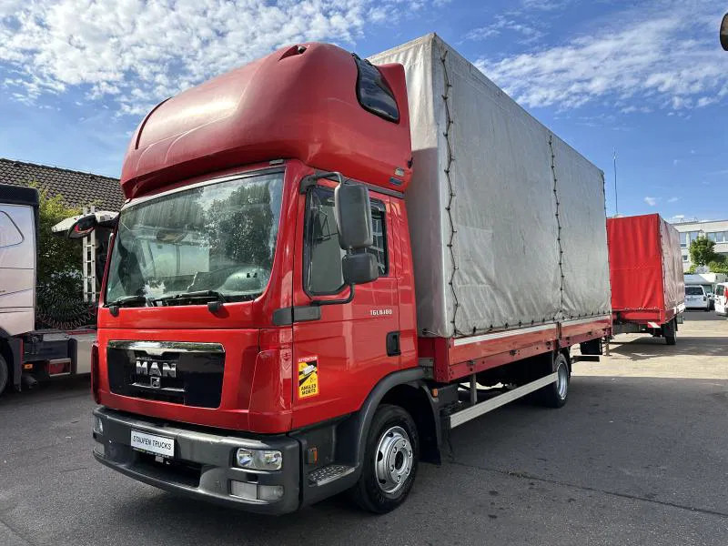 MAN TGL 8.180 FBL Plane langes Haus Topsleeper Klima - Тентований фургон: фото 1 MAN TGL 8.180 FBL Plane langes Haus Topsleeper Klima - Тентований фургон: фото 1