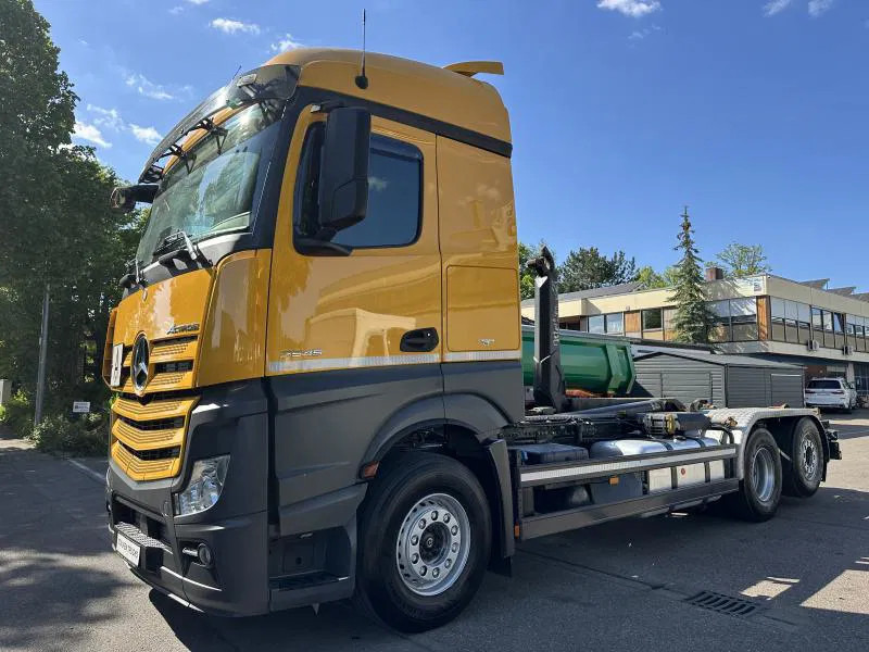 Mercedes-Benz Actros 2546 6x2 2646 Lenk/Lift MEILLER 2170 Intarder - Контейнеровоз/ Змінний кузов вантажівка, Вантажівка з маніпулятором: фото 1 Mercedes-Benz Actros 2546 6x2 2646 Lenk/Lift MEILLER 2170 Intarder - Контейнеровоз/ Змінний кузов вантажівка, Вантажівка з маніпулятором: фото 1