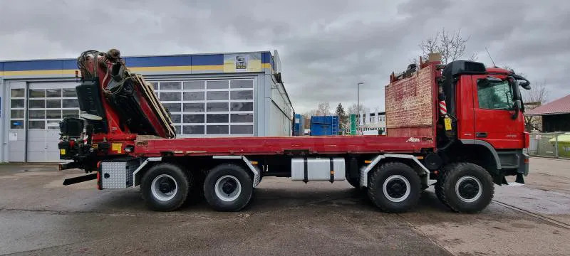 Mercedes-Benz Actros 4146 AK 8X8 FASSI 660 EINZELBER SEILWINDE - Бортова вантажівка/ Платформа, Вантажівка з маніпулятором: фото 2 Mercedes-Benz Actros 4146 AK 8X8 FASSI 660 EINZELBER SEILWINDE - Бортова вантажівка/ Платформа, Вантажівка з маніпулятором: фото 2
