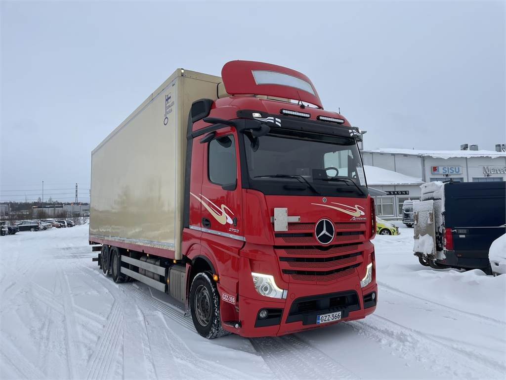 Mercedes-Benz Actros 5L 2553L Piako KSA rahtikori 9,5M - Вантажівка з закритим кузовом: фото 2 Mercedes-Benz Actros 5L 2553L Piako KSA rahtikori 9,5M - Вантажівка з закритим кузовом: фото 2