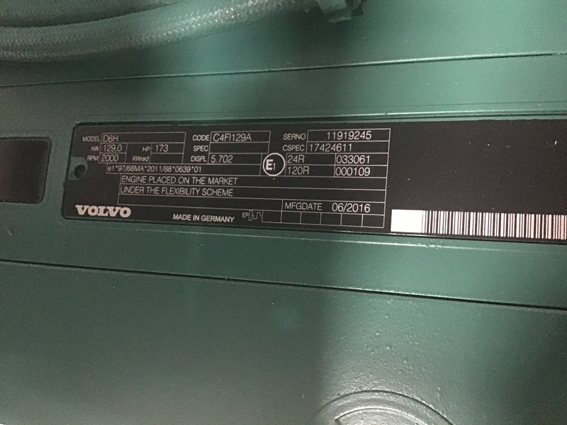 Volvo D6H NEW - Будівельна техніка: фото 5 Volvo D6H NEW - Будівельна техніка: фото 5