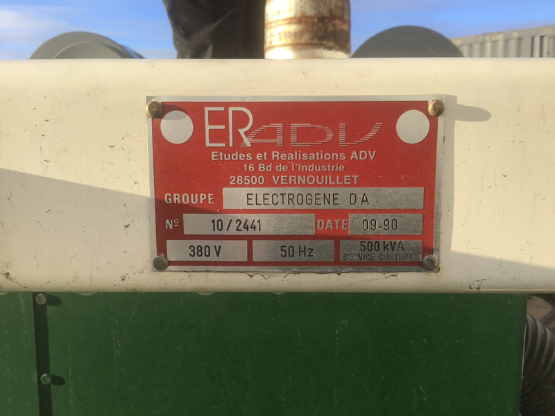 Електричний генератор Detroit Diesel 12V92 TA GENERATOR 500KVA USED: фото 6