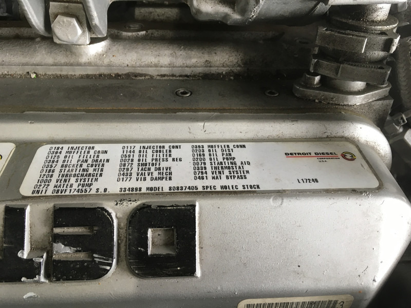 Електричний генератор Detroit Diesel 8V92TA 8083-7405 GENERATOR 320KVA USED: фото 7 Електричний генератор Detroit Diesel 8V92TA 8083-7405 GENERATOR 320KVA USED: фото 7