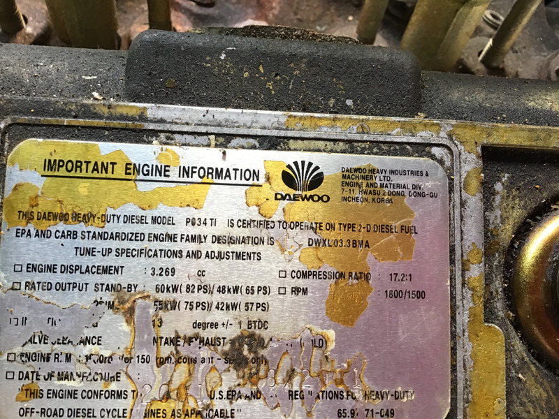 Doosan EWOO DAEWOO PO34TI GENERATOR 50 KVA USED - Електричний генератор: фото 5 Doosan EWOO DAEWOO PO34TI GENERATOR 50 KVA USED - Електричний генератор: фото 5