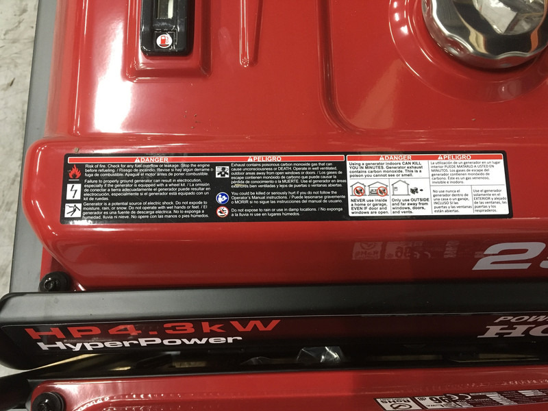 Honda HP 4.3KW GENERATOR NEW - Електричний генератор: фото 2 Honda HP 4.3KW GENERATOR NEW - Електричний генератор: фото 2