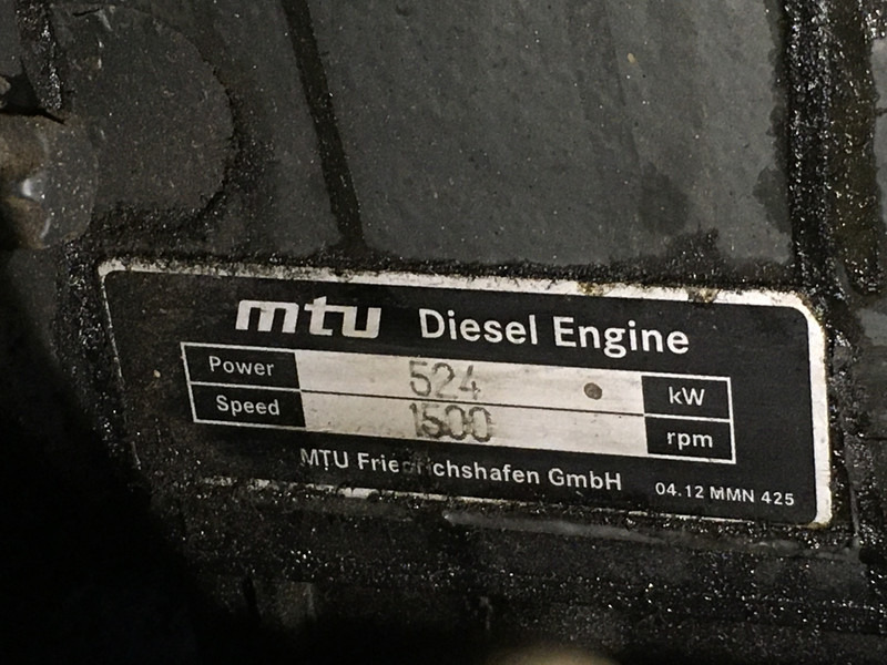Електричний генератор MTU 12V1600G10F GENERATOR 700KVA USED: фото 7