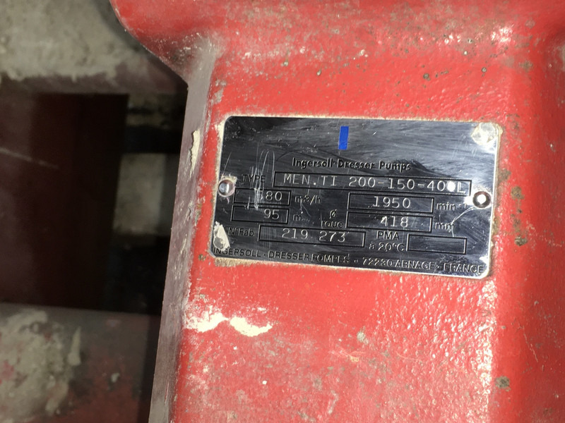 Volvo TD121GPB POMP 580M³H USED - Насос для води: фото 1 Volvo TD121GPB POMP 580M³H USED - Насос для води: фото 1