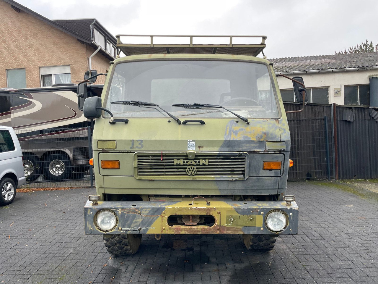 MAN 8.136 4X4 Prische Plane - Тентований фургон: фото 3 MAN 8.136 4X4 Prische Plane - Тентований фургон: фото 3