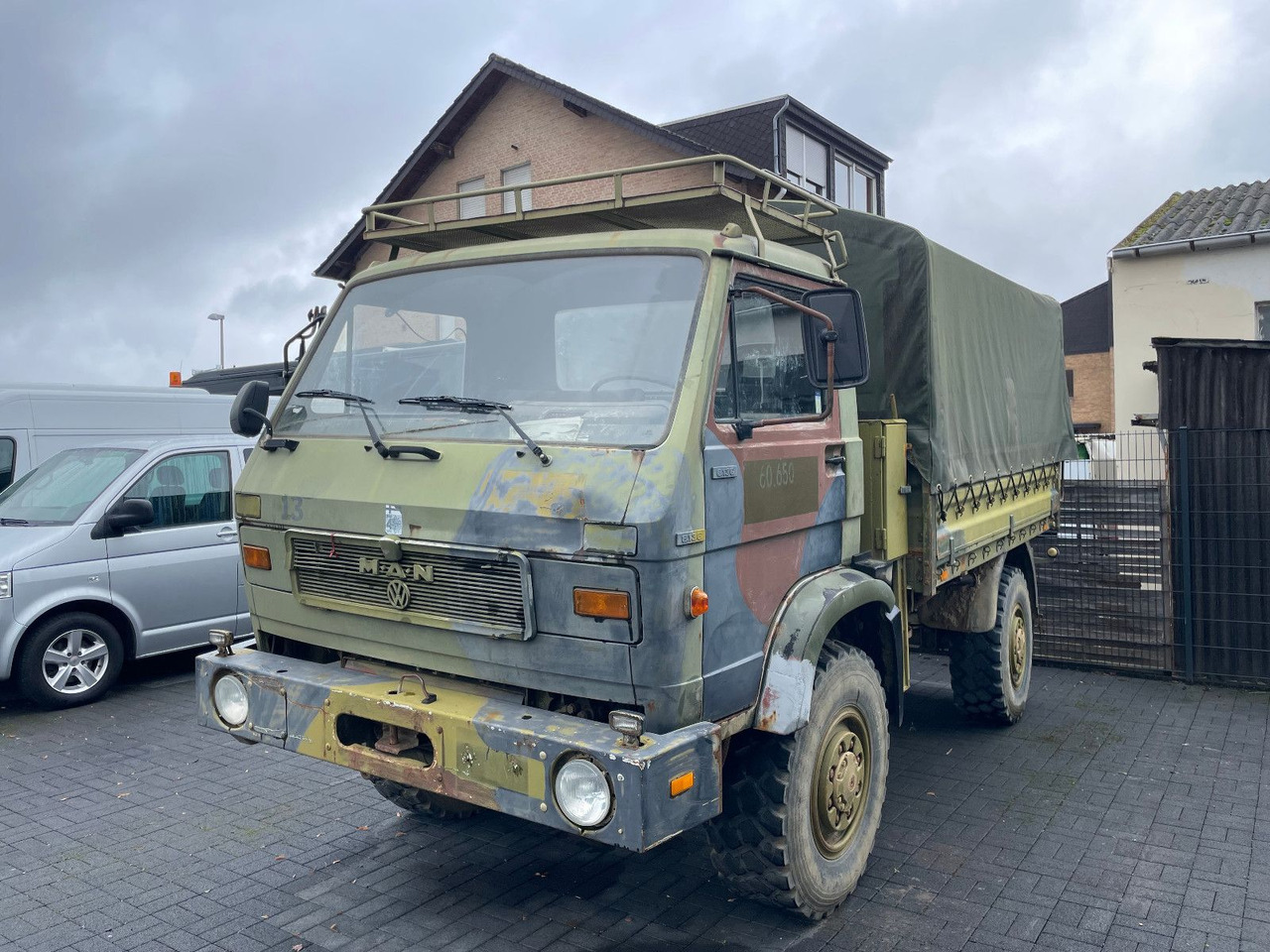 MAN 8.136 4X4 Prische Plane - Тентований фургон: фото 2 MAN 8.136 4X4 Prische Plane - Тентований фургон: фото 2