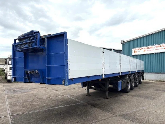 Kwb KWB P-504-STI-H 4-AXLE FLATBED TRAILER (SAF AXLES / 2x STEERING AXLE / 2x LIFT-AXLE / ALUMINIUM SIDE BORDS /ABS-EBS) - Бортовий напівпричіп/ Платформа: фото 1 Kwb KWB P-504-STI-H 4-AXLE FLATBED TRAILER (SAF AXLES / 2x STEERING AXLE / 2x LIFT-AXLE / ALUMINIUM SIDE BORDS /ABS-EBS) - Бортовий напівпричіп/ Платформа: фото 1