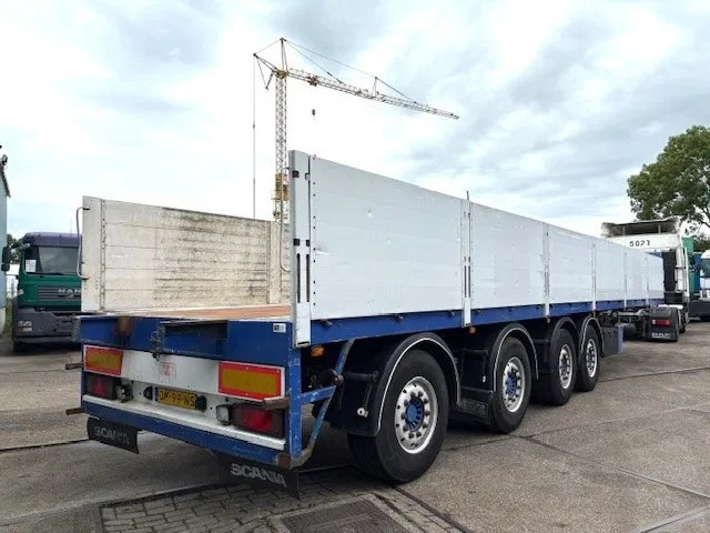 Kwb KWB P-504-STI-H 4-AXLE FLATBED TRAILER (SAF AXLES / 2x STEERING AXLE / 2x LIFT-AXLE / ALUMINIUM SIDE BORDS /ABS-EBS) - Бортовий напівпричіп/ Платформа: фото 3 Kwb KWB P-504-STI-H 4-AXLE FLATBED TRAILER (SAF AXLES / 2x STEERING AXLE / 2x LIFT-AXLE / ALUMINIUM SIDE BORDS /ABS-EBS) - Бортовий напівпричіп/ Платформа: фото 3