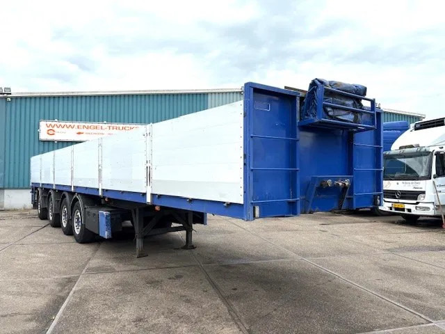 Kwb KWB P-504-STI-H 4-AXLE FLATBED TRAILER (SAF AXLES / 2x STEERING AXLE / 2x LIFT-AXLE / ALUMINIUM SIDE BORDS /ABS-EBS) - Бортовий напівпричіп/ Платформа: фото 2 Kwb KWB P-504-STI-H 4-AXLE FLATBED TRAILER (SAF AXLES / 2x STEERING AXLE / 2x LIFT-AXLE / ALUMINIUM SIDE BORDS /ABS-EBS) - Бортовий напівпричіп/ Платформа: фото 2