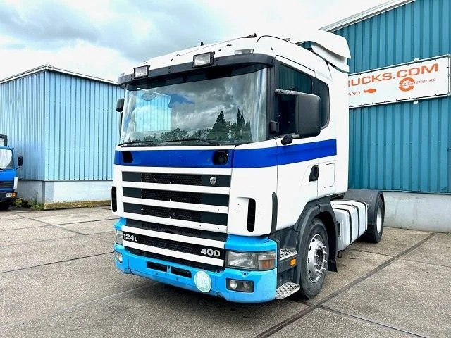 Scania R124-400 L 4x2 SLEEPERCAB ADR/VLG (2 FUEL LINES!!) (EURO 2 / 12 GEARS MANUAL GEARBOX / RETARDER / BLOWER / P.T.O. / AIRCONDITION - Тягач: фото 1 Scania R124-400 L 4x2 SLEEPERCAB ADR/VLG (2 FUEL LINES!!) (EURO 2 / 12 GEARS MANUAL GEARBOX / RETARDER / BLOWER / P.T.O. / AIRCONDITION - Тягач: фото 1