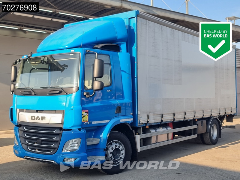 DAF CF 320 4X2 19tonner Automatic 2.500kg Tailgate ACC Euro 6 - Тентована вантажівка: фото 1 DAF CF 320 4X2 19tonner Automatic 2.500kg Tailgate ACC Euro 6 - Тентована вантажівка: фото 1