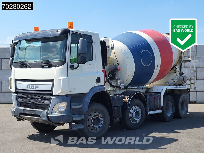 DAF CF 440 8X4 9m3 Liebherr Mixer Automatic Steel suspension Euro 6 - Автобетонозмішувач: фото 1 DAF CF 440 8X4 9m3 Liebherr Mixer Automatic Steel suspension Euro 6 - Автобетонозмішувач: фото 1
