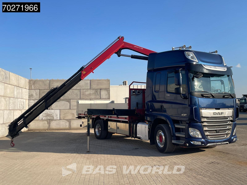 DAF CF 530 4X2 HMF 1820-RC Kran Crane Retarder Space cab Euro 6 - Бортова вантажівка/ Платформа, Вантажівка з маніпулятором: фото 5 DAF CF 530 4X2 HMF 1820-RC Kran Crane Retarder Space cab Euro 6 - Бортова вантажівка/ Платформа, Вантажівка з маніпулятором: фото 5
