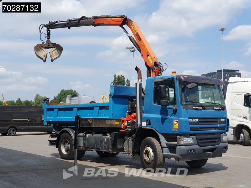 DAF CF75.310 4X2 Palfinger PK12000 Kran Crane 7m3 tipper Big-Axle Steelsuspension Euro 3 - Самоскид вантажівка, Вантажівка з маніпулятором: фото 3 DAF CF75.310 4X2 Palfinger PK12000 Kran Crane 7m3 tipper Big-Axle Steelsuspension Euro 3 - Самоскид вантажівка, Вантажівка з маніпулятором: фото 3