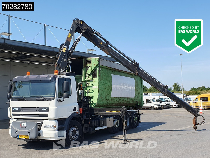 DAF CF85.360 8X2 NL-Truck Hiab 211 E-3 HIPRO Kran 21T Multilift Euro 5 - Гаковий мультиліфт вантажівка, Вантажівка з маніпулятором: фото 1 DAF CF85.360 8X2 NL-Truck Hiab 211 E-3 HIPRO Kran 21T Multilift Euro 5 - Гаковий мультиліфт вантажівка, Вантажівка з маніпулятором: фото 1