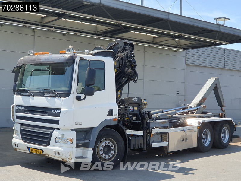 DAF CF85.360 CF 6X2 NL-Truck Hiab 211 EP-4 HIDUO Crane + Hooklift Liftachse Euro 5 - Гаковий мультиліфт вантажівка, Вантажівка з маніпулятором: фото 3 DAF CF85.360 CF 6X2 NL-Truck Hiab 211 EP-4 HIDUO Crane + Hooklift Liftachse Euro 5 - Гаковий мультиліфт вантажівка, Вантажівка з маніпулятором: фото 3