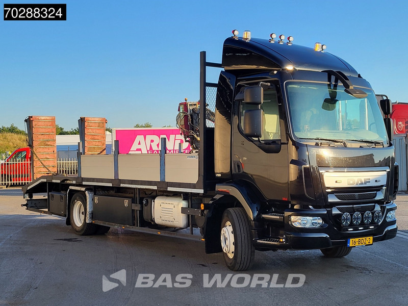 Автовоз вантажівка DAF LF 180 4X2 14t NL-Truck Machine transporter Oprijwagen Hydraulic ramps Euro 6: фото 6