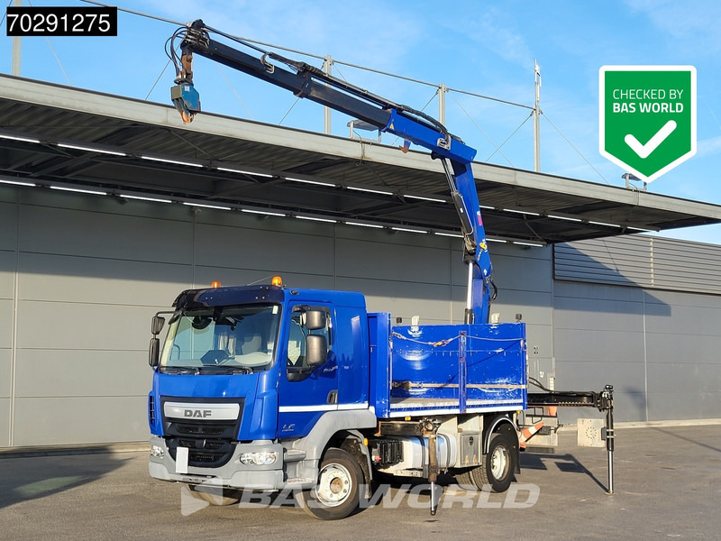 DAF LF 260 LF 4X2 HIAB 111 B-2 HIDUO Crane Automatic ACC Euro 6 - Бортова вантажівка/ Платформа, Вантажівка з маніпулятором: фото 1 DAF LF 260 LF 4X2 HIAB 111 B-2 HIDUO Crane Automatic ACC Euro 6 - Бортова вантажівка/ Платформа, Вантажівка з маніпулятором: фото 1