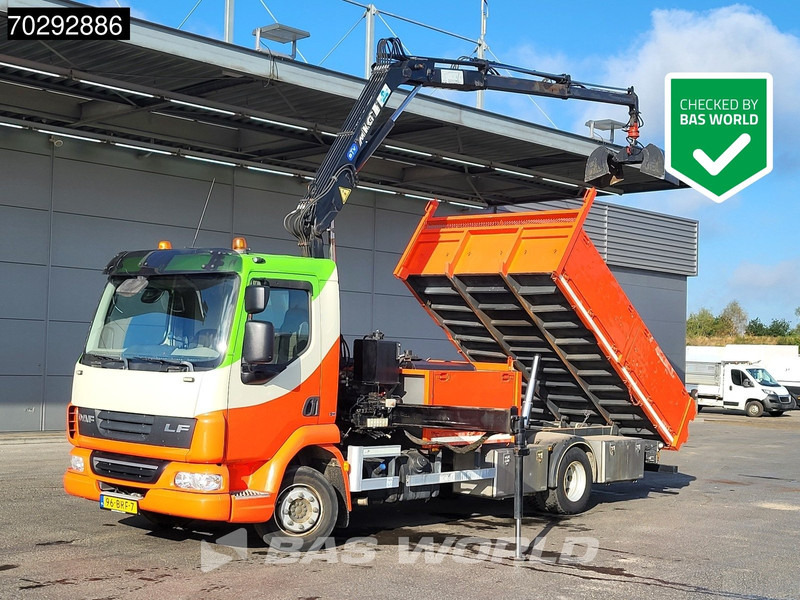 DAF LF45.210 LF 4X2 MKG HLK 66 Crane Kran 5m3 tipper Manual Euro 5 - Самоскид вантажівка, Вантажівка з маніпулятором: фото 1 DAF LF45.210 LF 4X2 MKG HLK 66 Crane Kran 5m3 tipper Manual Euro 5 - Самоскид вантажівка, Вантажівка з маніпулятором: фото 1