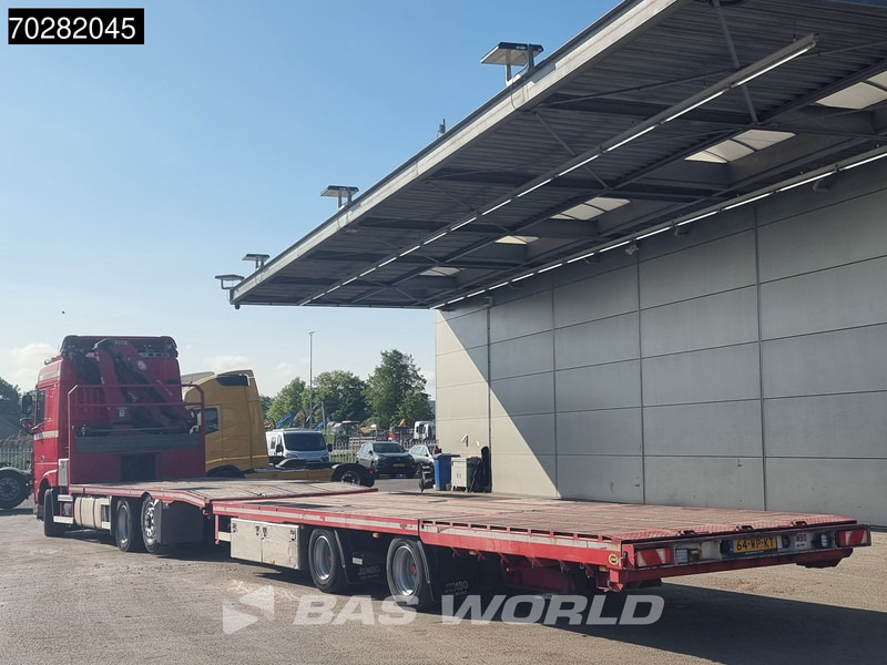 Бортова вантажівка/ Платформа, Вантажівка з маніпулятором DAF XF 440 6X2 NL-Truck Transporter HMF 900-K2 Kran Winch Lift-Lenkachse Euro 6: фото 16