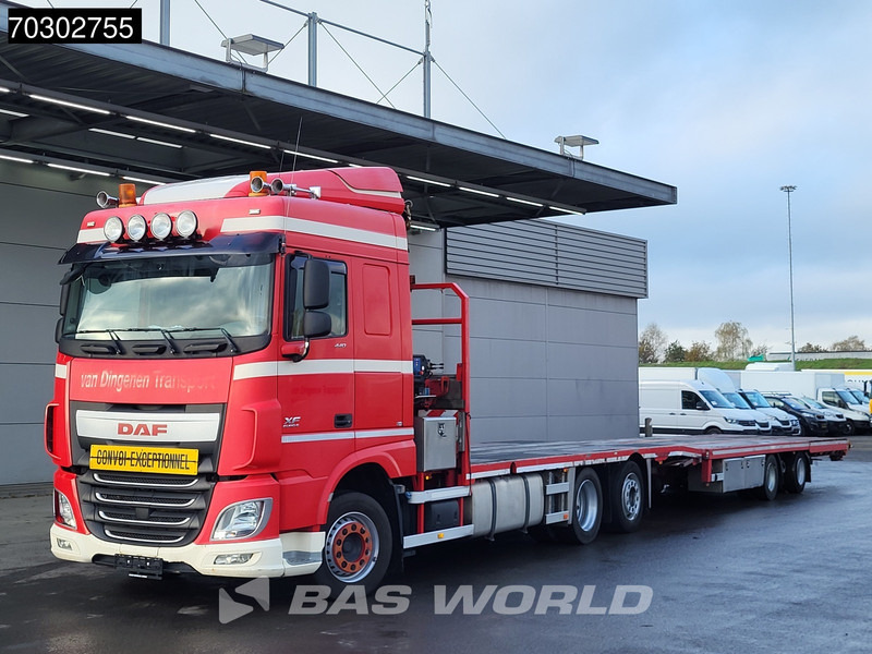 DAF XF 440 XF 6X2 NL-Truck Transporter APK HMF 900-K2 crane Winch Lift-Lenkachse Euro 6 - Бортова вантажівка/ Платформа, Вантажівка з маніпулятором: фото 5 DAF XF 440 XF 6X2 NL-Truck Transporter APK HMF 900-K2 crane Winch Lift-Lenkachse Euro 6 - Бортова вантажівка/ Платформа, Вантажівка з маніпулятором: фото 5