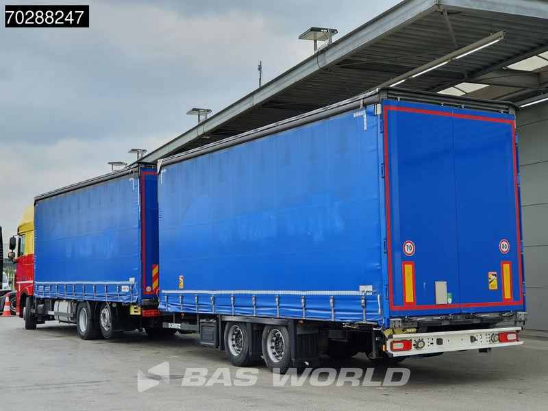 DAF XF 450 6X2 Combi Lift Axle ACC Euro 6 - Тентована вантажівка: фото 2 DAF XF 450 6X2 Combi Lift Axle ACC Euro 6 - Тентована вантажівка: фото 2