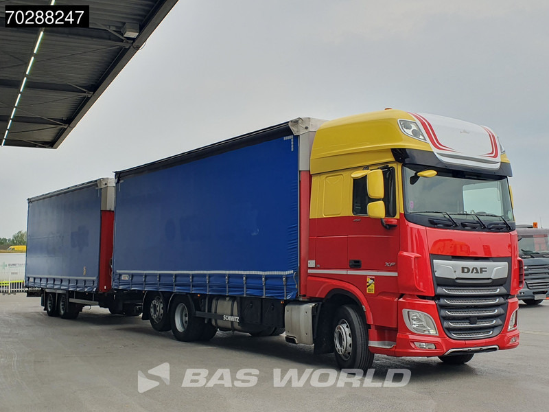 DAF XF 450 6X2 Combi Lift Axle ACC Euro 6 - Тентована вантажівка: фото 3 DAF XF 450 6X2 Combi Lift Axle ACC Euro 6 - Тентована вантажівка: фото 3