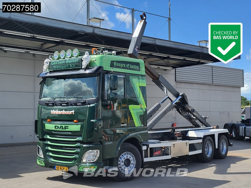 DAF XF 460 XF 6X2 NL-Truck VDL S-25-6400 Hooklift Liftaxle Manual Navi ACC Euro 6 - Гаковий мультиліфт вантажівка: фото 1 DAF XF 460 XF 6X2 NL-Truck VDL S-25-6400 Hooklift Liftaxle Manual Navi ACC Euro 6 - Гаковий мультиліфт вантажівка: фото 1