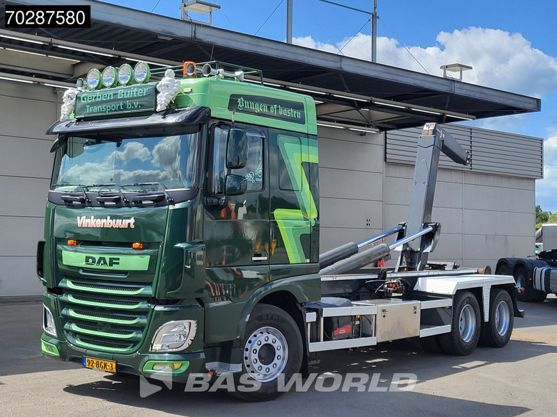 DAF XF 460 XF 6X2 NL-Truck VDL S-25-6400 Hooklift Liftaxle Manual Navi ACC Euro 6 - Гаковий мультиліфт вантажівка: фото 3 DAF XF 460 XF 6X2 NL-Truck VDL S-25-6400 Hooklift Liftaxle Manual Navi ACC Euro 6 - Гаковий мультиліфт вантажівка: фото 3