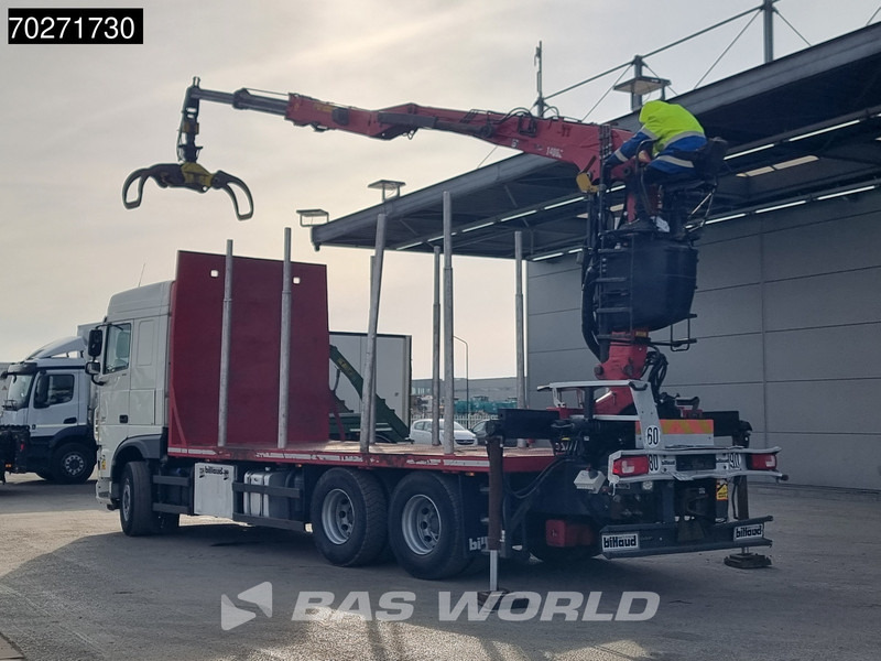 DAF XF 510 6X4 Jonsered Z-Crane SC ACC Retarder Euro 6 - Лісовоз, Вантажівка з маніпулятором: фото 2 DAF XF 510 6X4 Jonsered Z-Crane SC ACC Retarder Euro 6 - Лісовоз, Вантажівка з маніпулятором: фото 2