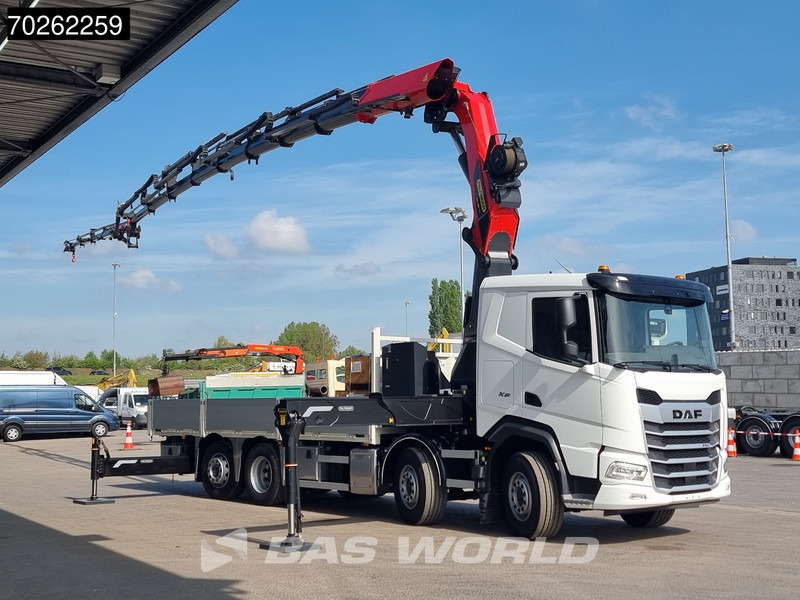 DAF XF 530 8X2 NEW Palfinger PK580 TEC Crane 8 + 4 Fly-jib Winch Retarder Lift+Lenkasche - Бортова вантажівка/ Платформа, Вантажівка з маніпулятором: фото 3 DAF XF 530 8X2 NEW Palfinger PK580 TEC Crane 8 + 4 Fly-jib Winch Retarder Lift+Lenkasche - Бортова вантажівка/ Платформа, Вантажівка з маніпулятором: фото 3