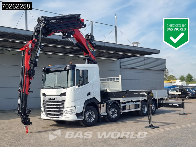 DAF XF 530 8X2 NEW Palfinger PK580 TEC Kran Crane Fly-Jib 2.5t Winch Lift+Lenkasche Retarder - Бортова вантажівка/ Платформа, Вантажівка з маніпулятором: фото 1 DAF XF 530 8X2 NEW Palfinger PK580 TEC Kran Crane Fly-Jib 2.5t Winch Lift+Lenkasche Retarder - Бортова вантажівка/ Платформа, Вантажівка з маніпулятором: фото 1