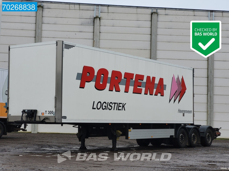 Закритий кузов напівпричіп DRACO TSN 339 3 axles LZV Tailgate Lift-Lenkachse: фото 1