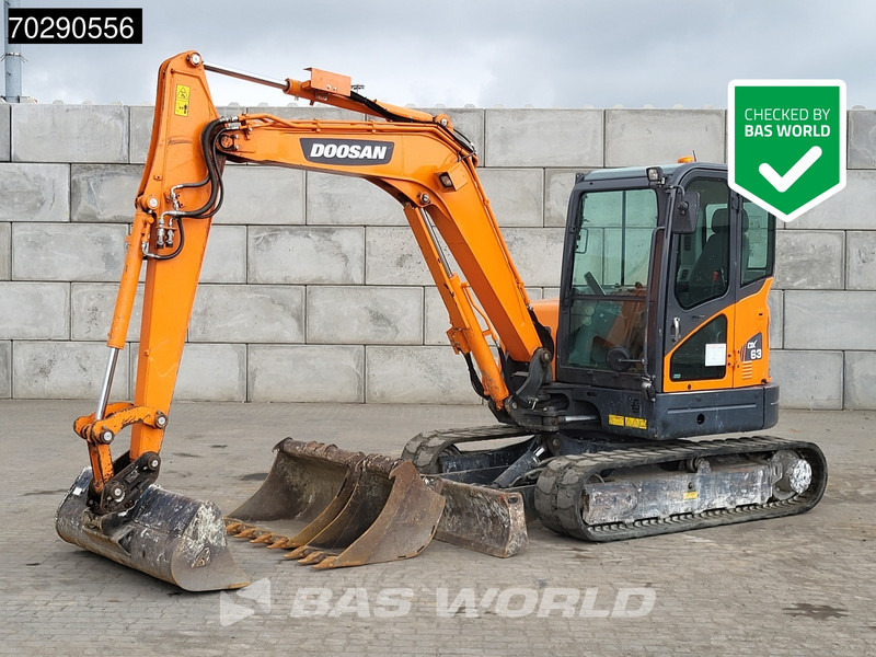 Doosan DX63-3 3 BUCKETS - A/C - Міні-екскаватор: фото 1 Doosan DX63-3 3 BUCKETS - A/C - Міні-екскаватор: фото 1