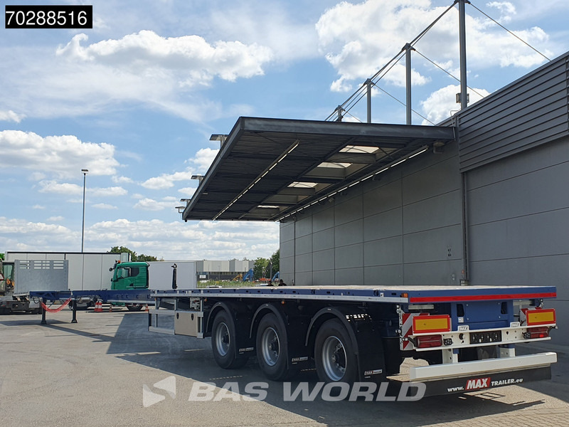 Faymonville MAX210-Z-3AA-13.60-22.5-2.54 3 axles 29M 2x extendable 3x steering axle twistlocks - Бортовий напівпричіп/ Платформа: фото 3 Faymonville MAX210-Z-3AA-13.60-22.5-2.54 3 axles 29M 2x extendable 3x steering axle twistlocks - Бортовий напівпричіп/ Платформа: фото 3