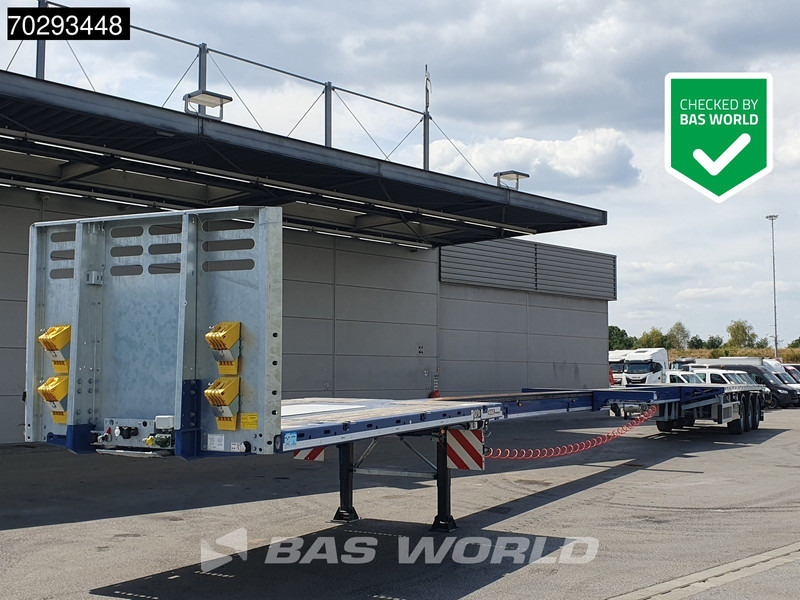 Faymonville MAX210-Z-3AA-13.60-22.5-2.54 3 axles 29M 2x extendable 3x steering axle twistlocks - Низькорамна платформа напівпричіп: фото 1 Faymonville MAX210-Z-3AA-13.60-22.5-2.54 3 axles 29M 2x extendable 3x steering axle twistlocks - Низькорамна платформа напівпричіп: фото 1