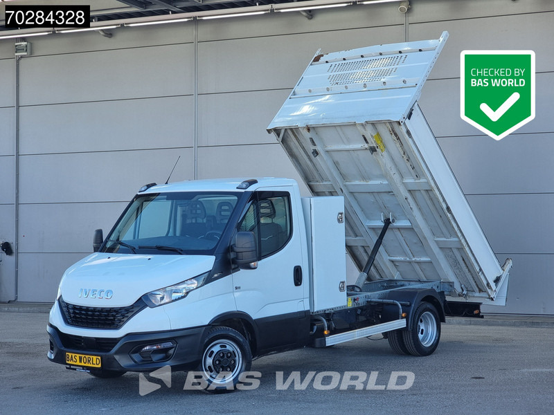 Iveco Daily 35C14 Open Laadbak met Kist Dubbellucht 3,5t Trekhaak Airco Cruise Camera Euro6 Pritsche Pickup Open Box A/C Towbar Cruise contr - Легка бортова вантажівка: фото 1 Iveco Daily 35C14 Open Laadbak met Kist Dubbellucht 3,5t Trekhaak Airco Cruise Camera Euro6 Pritsche Pickup Open Box A/C Towbar Cruise contr - Легка бортова вантажівка: фото 1