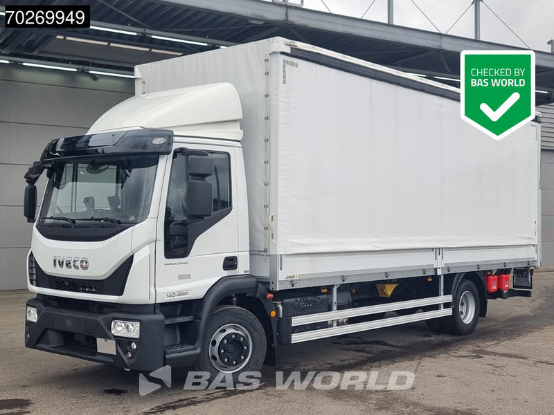 Iveco Eurocargo 140E280 4X2 2024 registration 14tonner Ladebordwand Automatic Euro 6 - Тентована вантажівка: фото 1 Iveco Eurocargo 140E280 4X2 2024 registration 14tonner Ladebordwand Automatic Euro 6 - Тентована вантажівка: фото 1