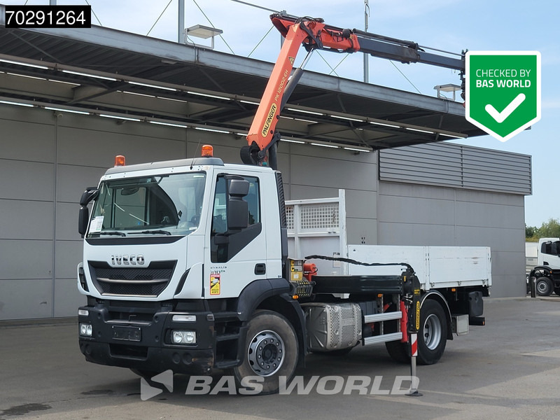 Iveco Stralis 310 4X2 Palfinger PK12002 EH Kran Crane Rotator Automatic Full Steel Euro 6 - Бортова вантажівка/ Платформа, Вантажівка з маніпулятором: фото 1 Iveco Stralis 310 4X2 Palfinger PK12002 EH Kran Crane Rotator Automatic Full Steel Euro 6 - Бортова вантажівка/ Платформа, Вантажівка з маніпулятором: фото 1