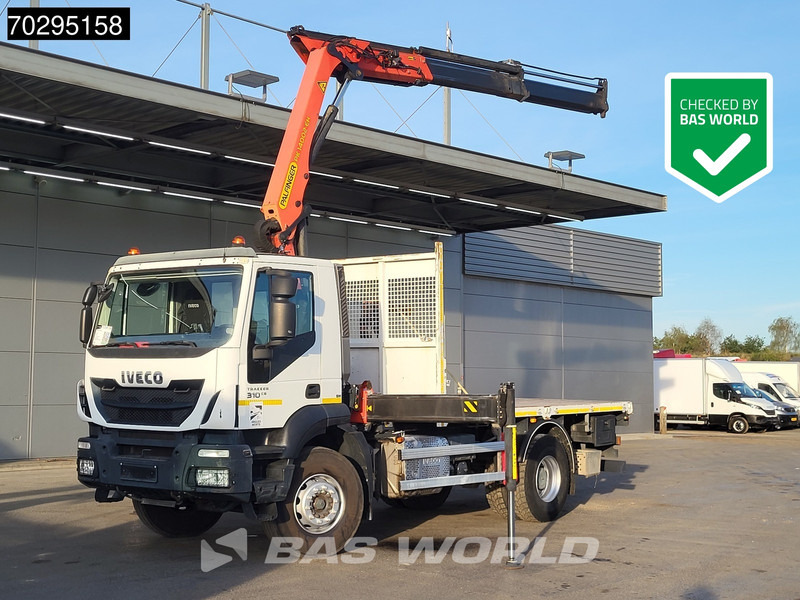 Iveco Stralis 310 4X2 Palfinger PK14002 EH Kran Crane Remote control Big-Axle Euro 6 - Бортова вантажівка/ Платформа, Вантажівка з маніпулятором: фото 1 Iveco Stralis 310 4X2 Palfinger PK14002 EH Kran Crane Remote control Big-Axle Euro 6 - Бортова вантажівка/ Платформа, Вантажівка з маніпулятором: фото 1