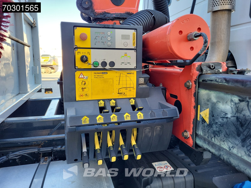 Бортова вантажівка/ Платформа, Вантажівка з маніпулятором Iveco Stralis 310 4X2 Palfinger PK14002 EH Kran Crane Steel suspension Euro 6: фото 7