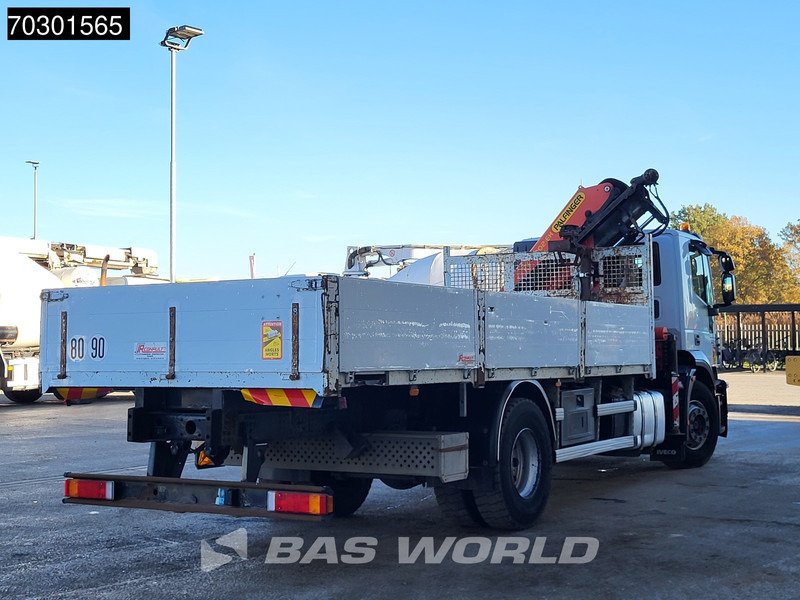 Бортова вантажівка/ Платформа, Вантажівка з маніпулятором Iveco Stralis 310 4X2 Palfinger PK14002 EH Kran Crane Steel suspension Euro 6: фото 19